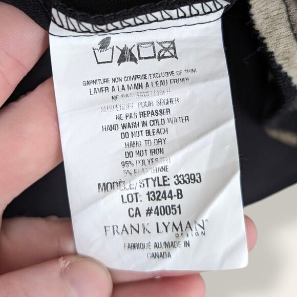 Frank Lyman Cowl Neck Belted Top - Picture 9 of 9